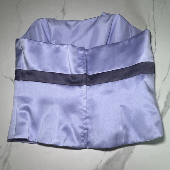 NWT Alfred Angelo 2 Piece Victorian Lilac Dress Strapless Top & Long Skirt Sz 12 - Picture 3 of 16